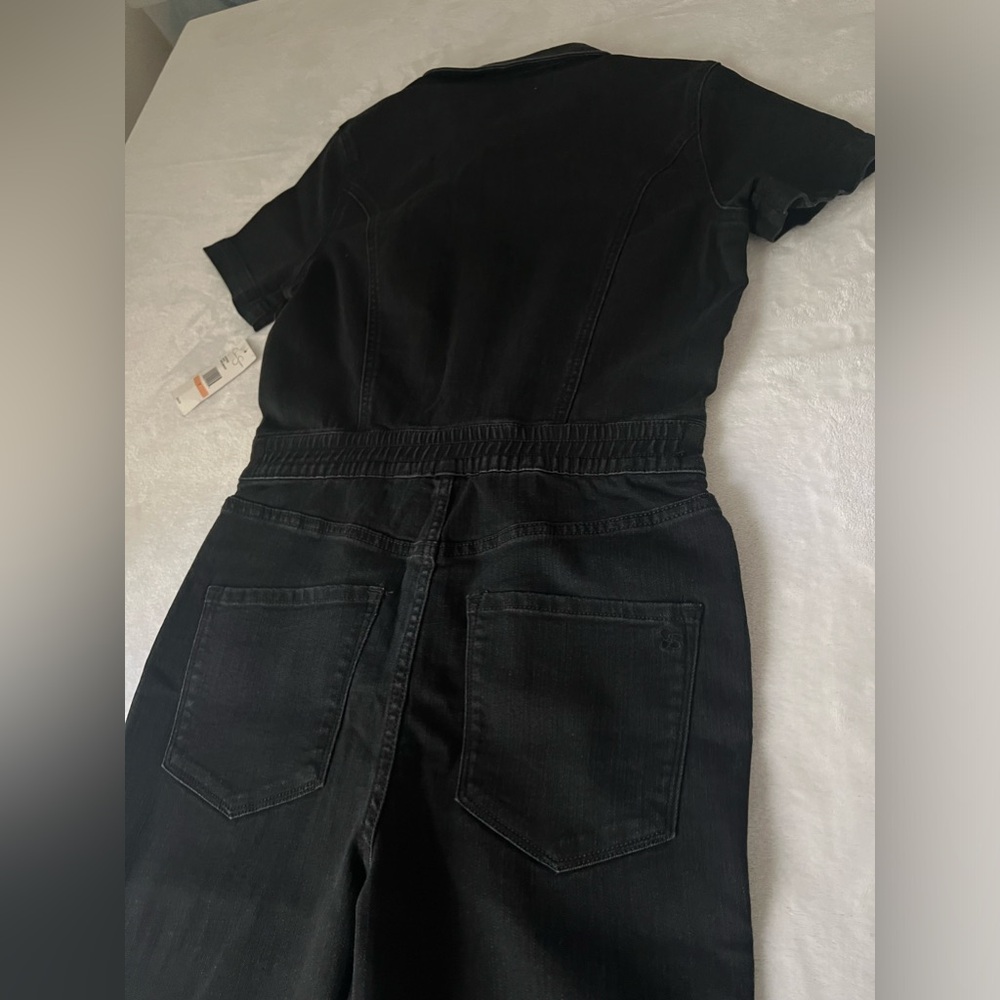 🖤 Black denim jumpsuit - Picture 4 of 16